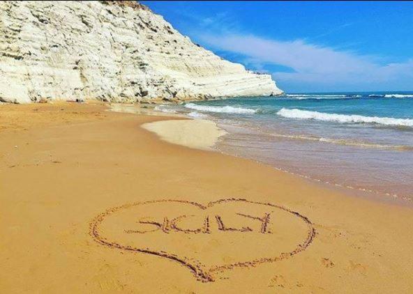 Casa Scala Dei Turchi Leilighet Realmonte Eksteriør bilde